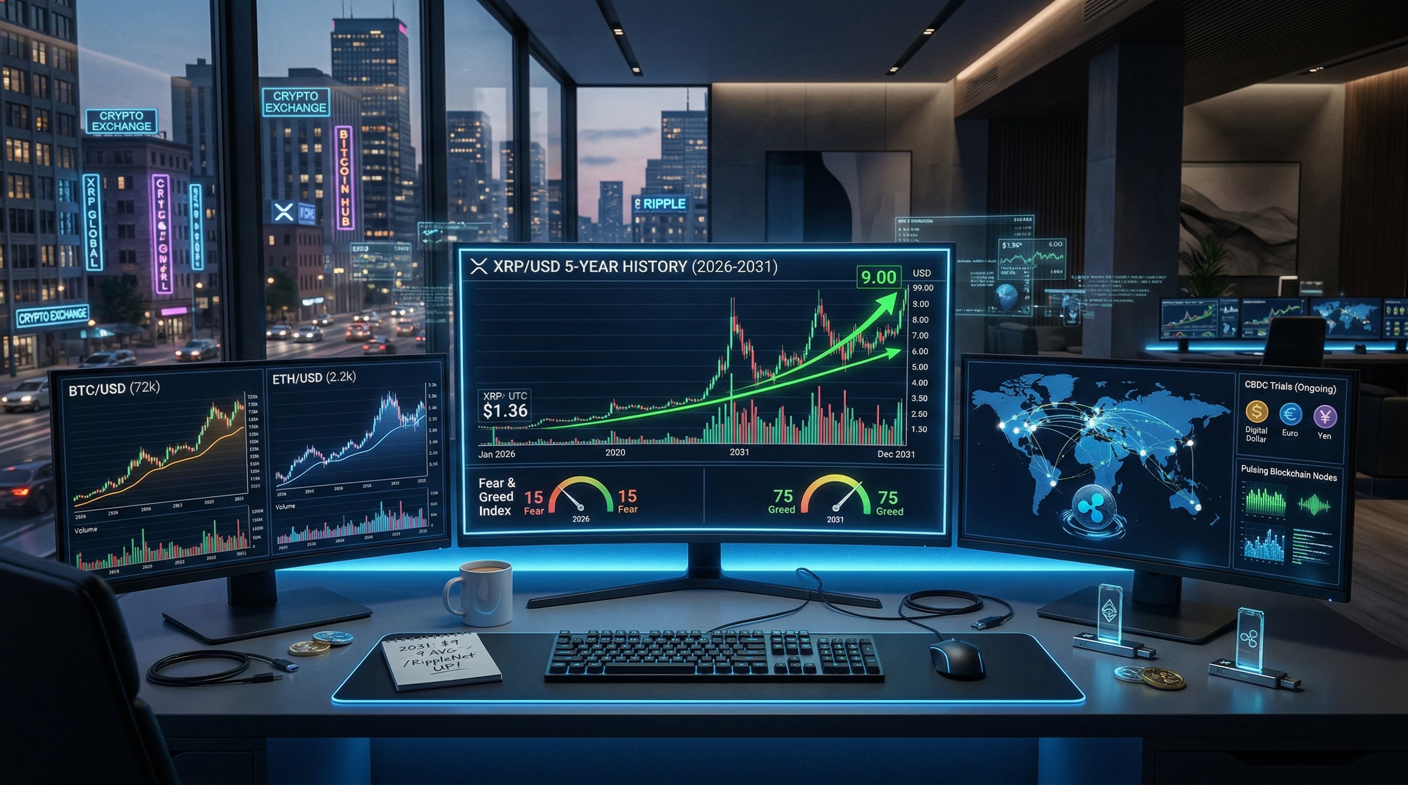 XRP in 5 Years: 12 Analysts Predict $9 Average by 2031