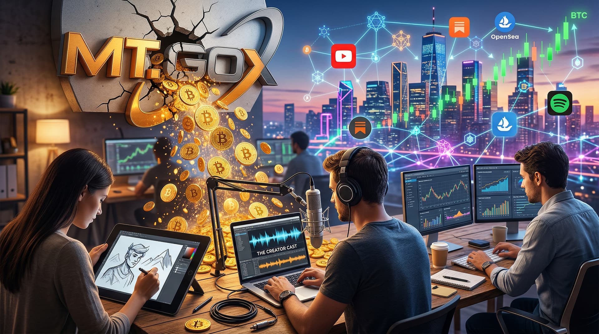 Mt. Gox Kicks Off $9B Bitcoin Repayments: Creator Economy Boost