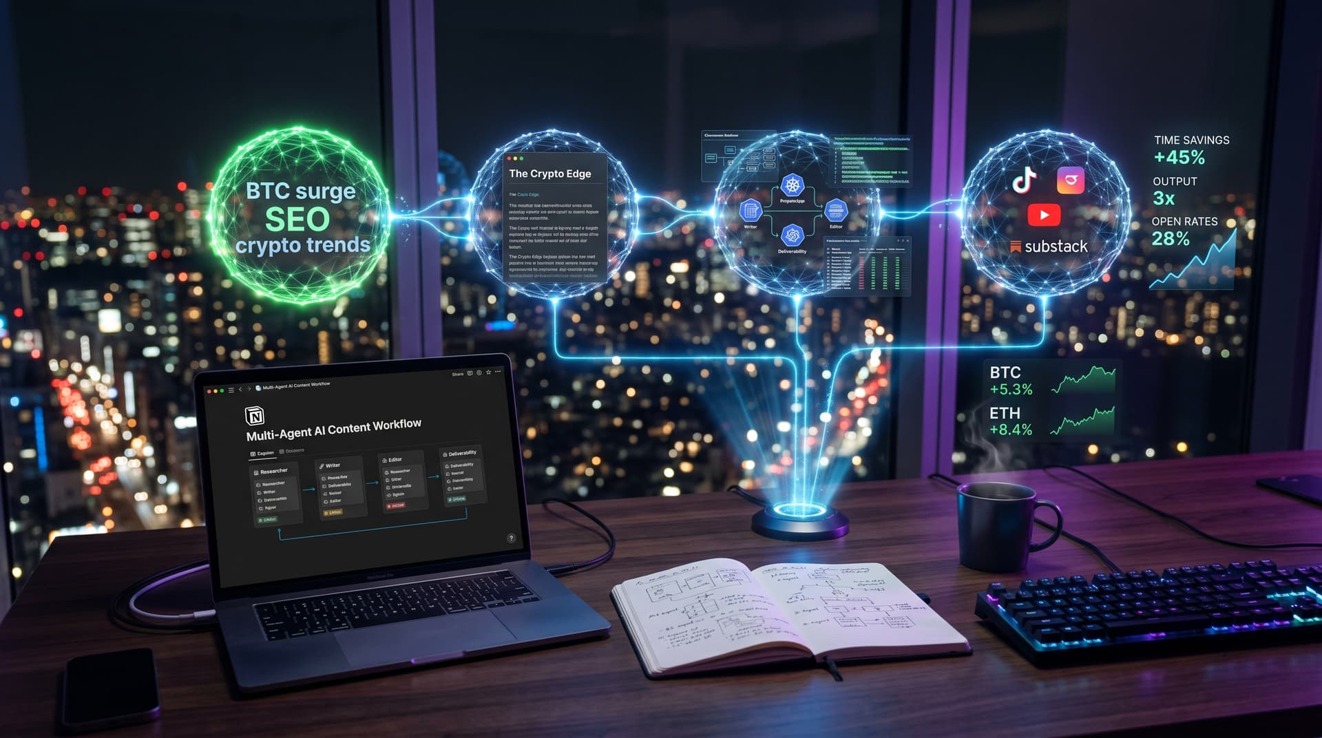 Multi-Agentic AI Cuts Creators' Content Time 45%