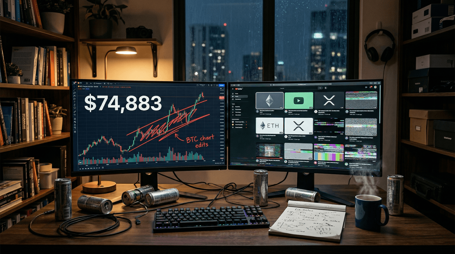 AI Workslop Overwhelms Content Creators Amid 4% BTC Rally to $74K