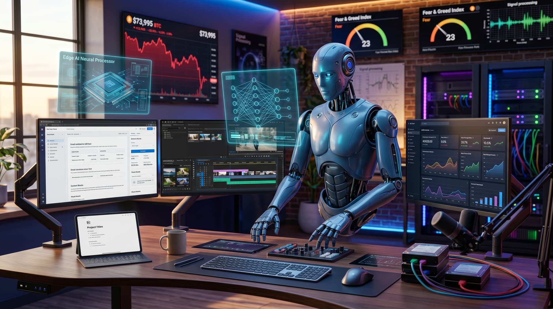 DEEPX-Hyundai GenAI Robots Cut Creator Costs 70% as BTC Dips to $73,995