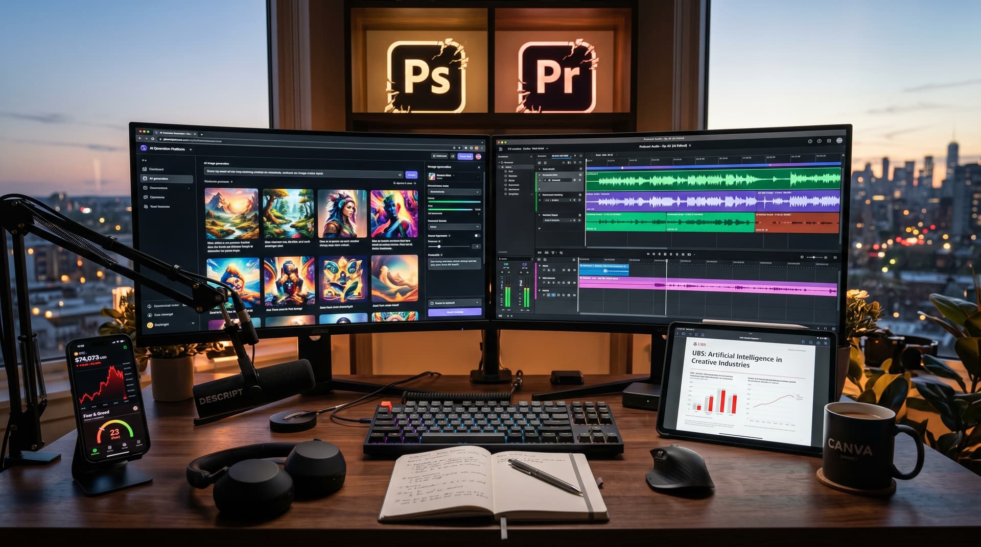 Generative AI Disrupts 70% Software, UBS Warns at Fear 23