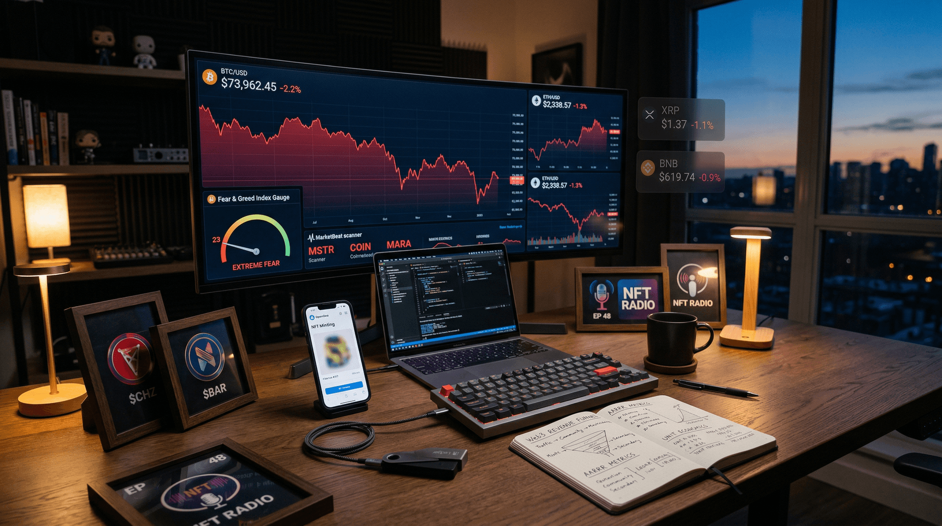 Cryptocurrency Stocks: MarketBeat's Top 3 as BTC Dips 2.2%