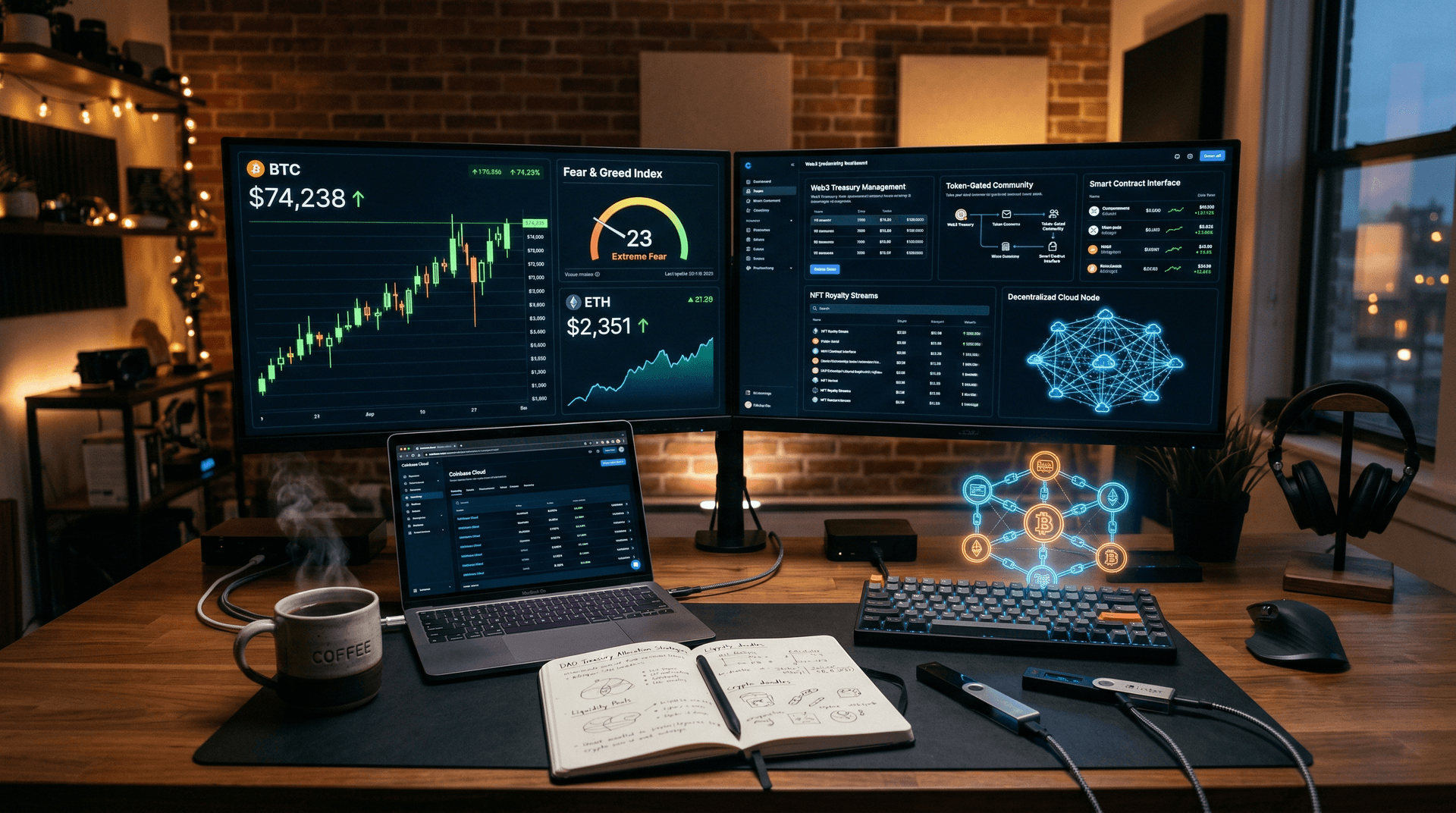 Promising Cryptocurrency Stocks Rise 2.5% as BTC Hits $74K