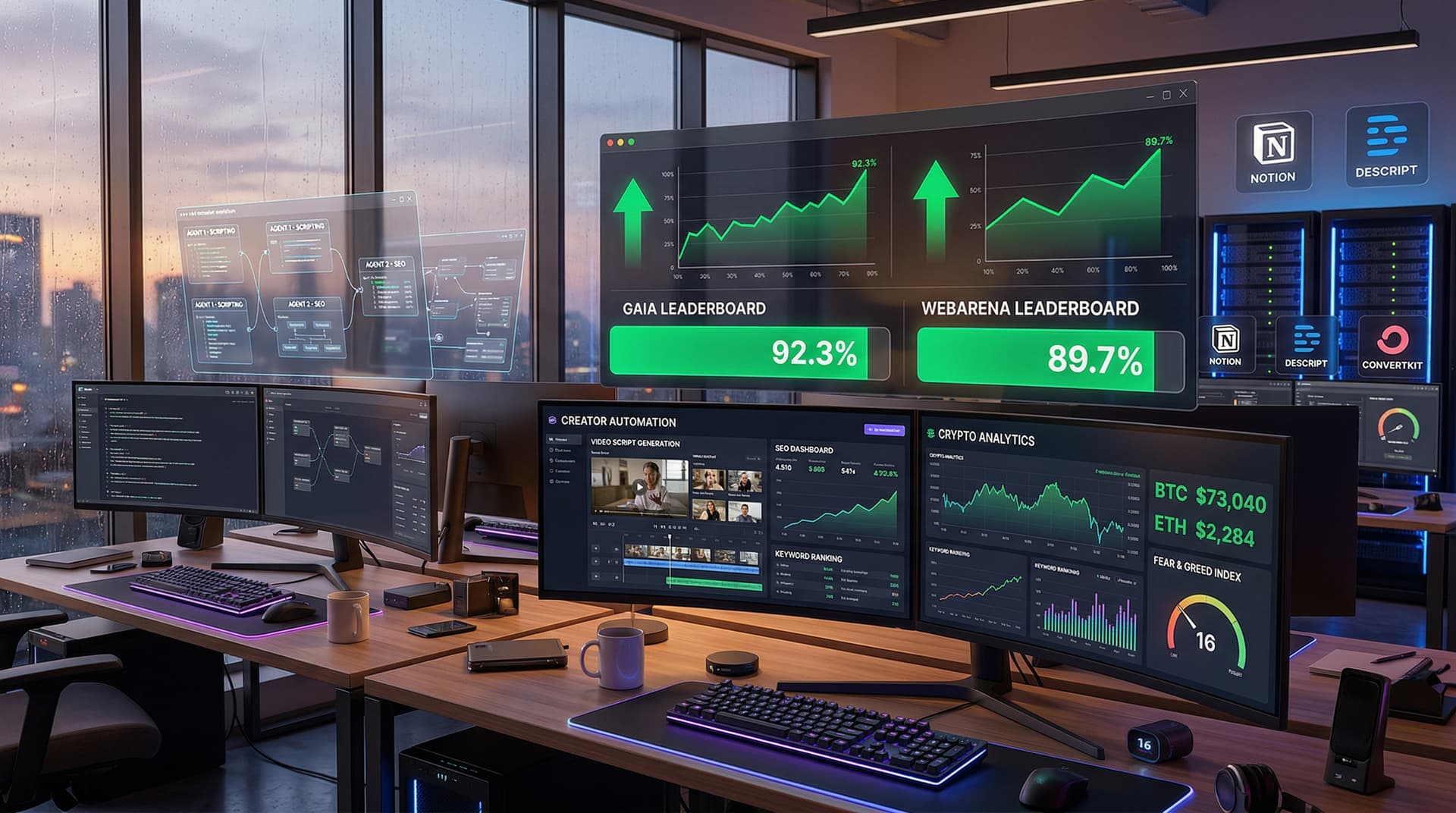 AI Agent Benchmarks: 92.3% GAIA Top Score